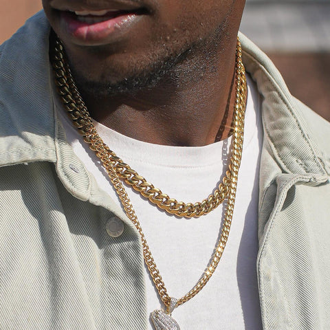 10MM CUBAN CHAIN - GOLD