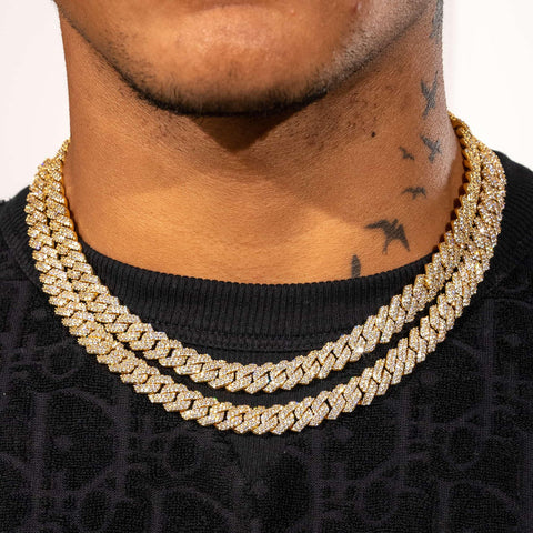 10MM MONACO CHAIN - GOLD