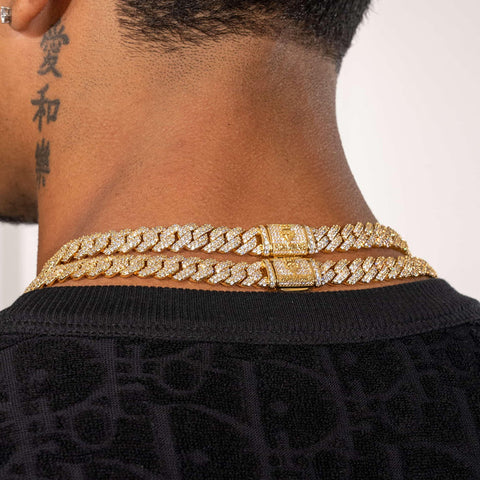 10MM MONACO CHAIN - GOLD