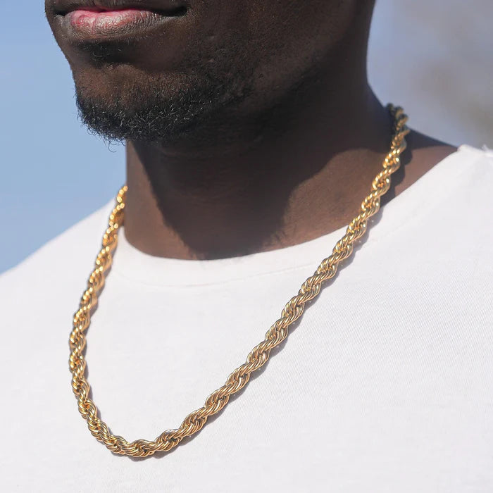 10MM ROPE CHAIN - GOLD