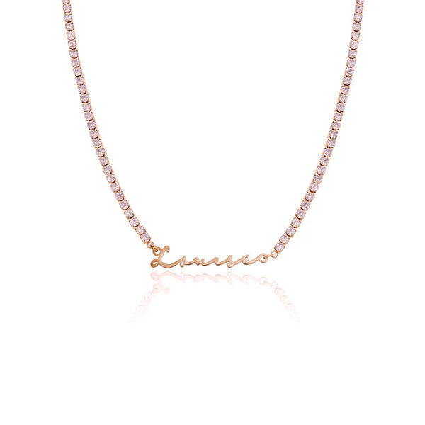 Signature Name Necklace (Rose Gold)