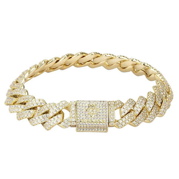 14MM MONACO BRACELET - GOLD