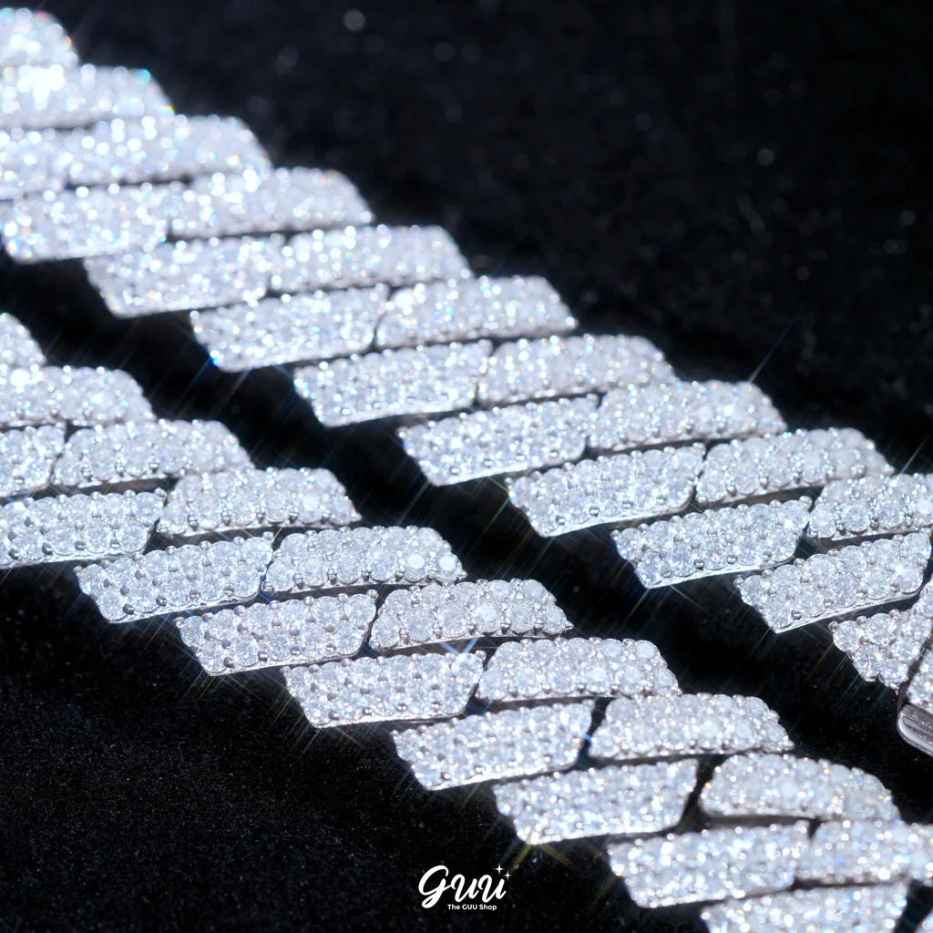 PRONG CUBAN LINK CHAIN 12MM