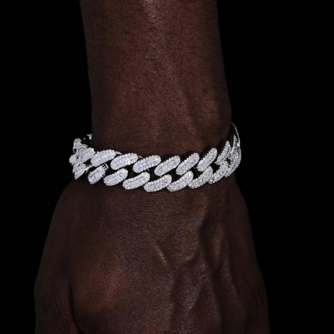 14MM BAGUETTE CUBAN LINK BRACELET