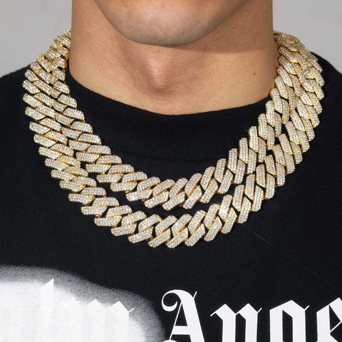 20MM MONACO CHAIN - GOLD