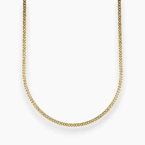 3MM CUBAN LINK CHAIN - GOLD