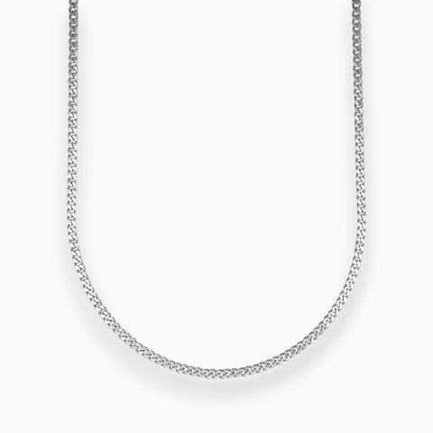 3MM CUBAN LINK CHAIN - SILVER