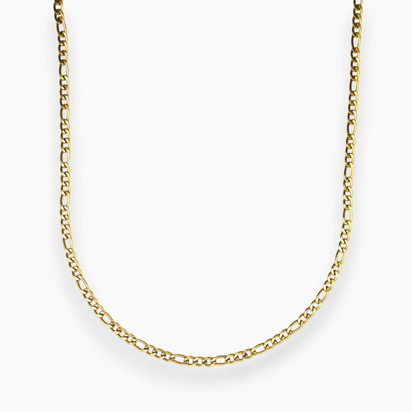 3MM FIGARO CHAIN - GOLD  2 ratings