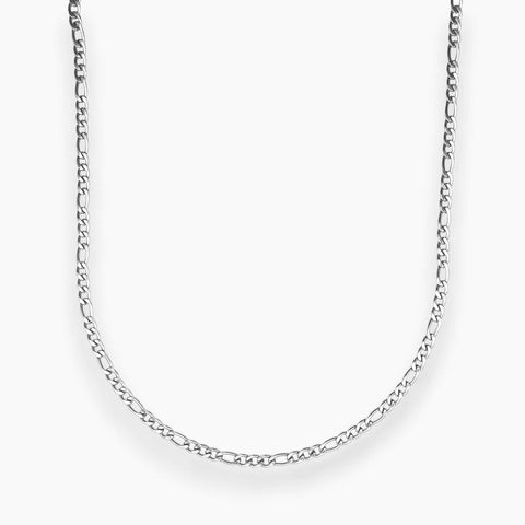 3MM FIGARO CHAIN - SILVER