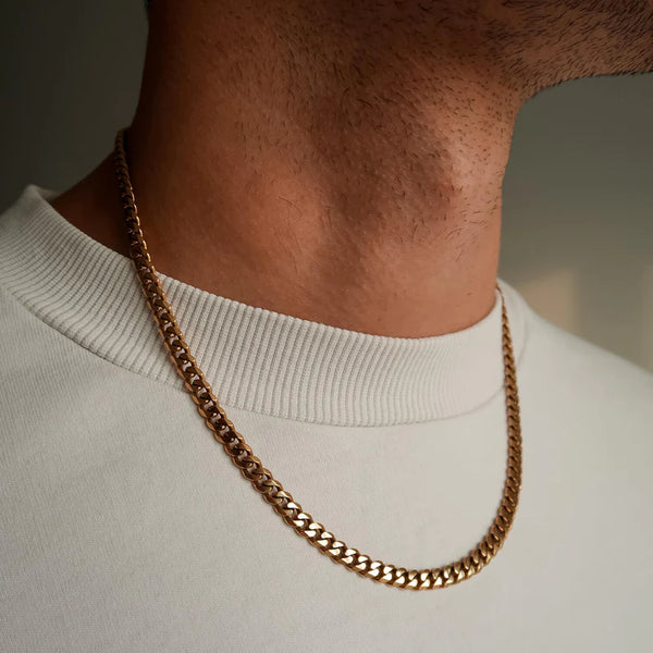 5MM CUBAN LINK CHAIN - GOLD  2 ratings