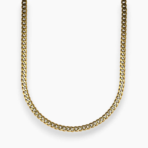 5MM CUBAN LINK CHAIN - GOLD  2 ratings