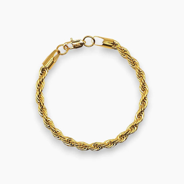 5MM ROPE BRACELET - GOLD