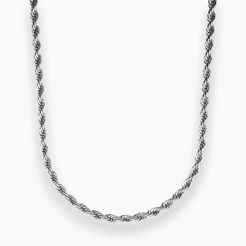 5MM ROPE CHAIN - SILVER