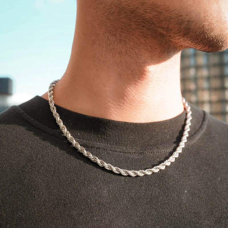 5MM ROPE CHAIN - SILVER