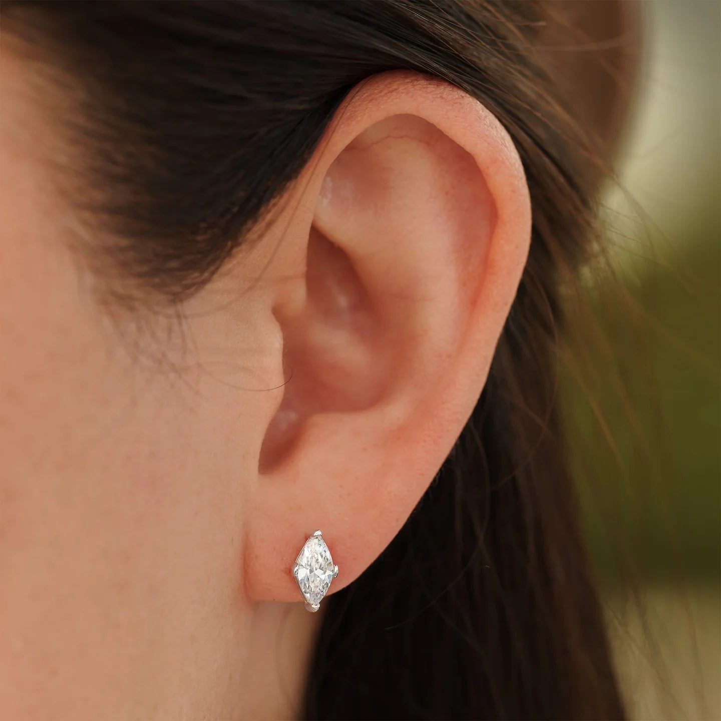 Mini Marquise Studs