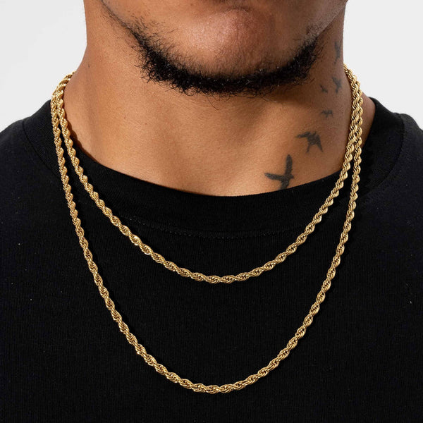 4MM ROPE CHAIN - GOLD