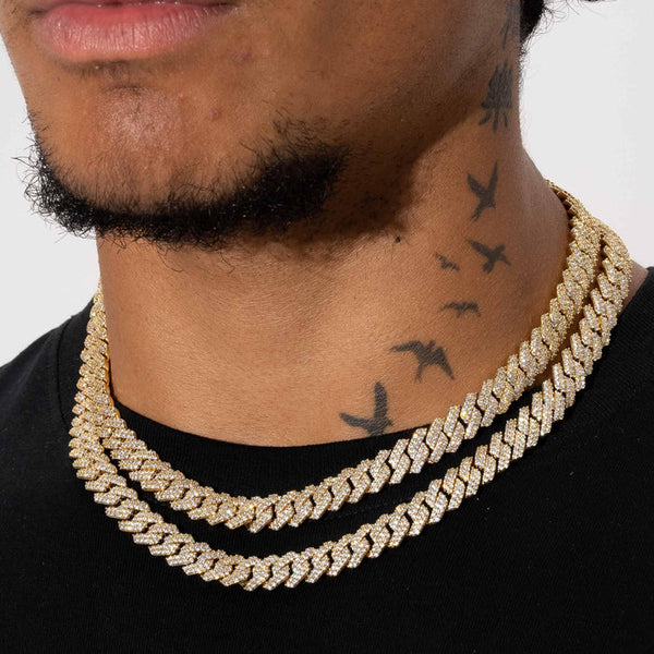 10MM MONACO CHAIN - GOLD