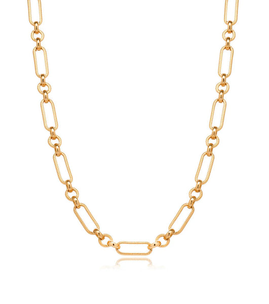 Figaro Chain Necklace (Gold)