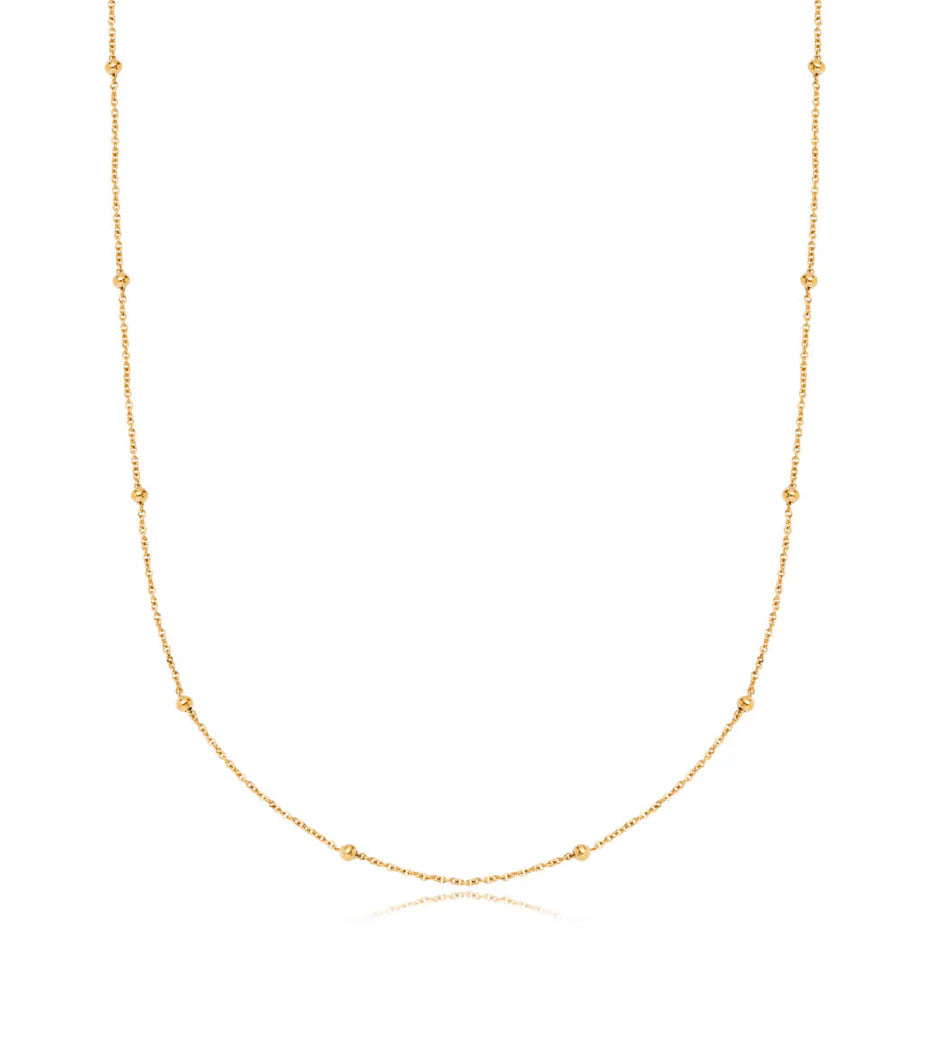 Sphere Chain Necklace (Gold)