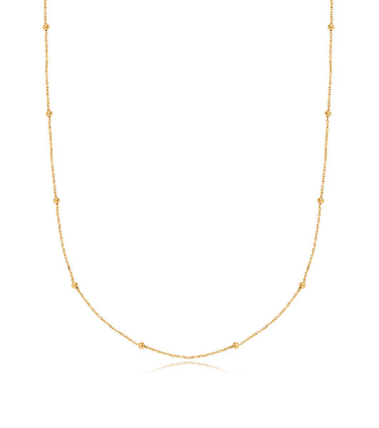 Sphere Chain Necklace (Gold)