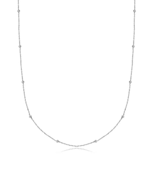 Sphere Chain Necklace (Silver)