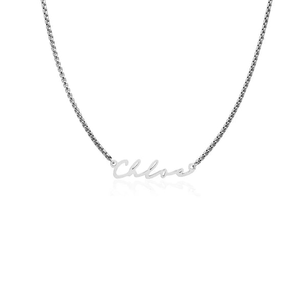 Signature Name Necklace (Silver)