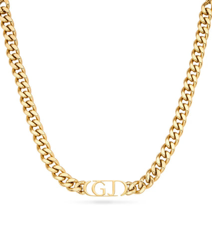 Chunky Initial Choker (Gold)