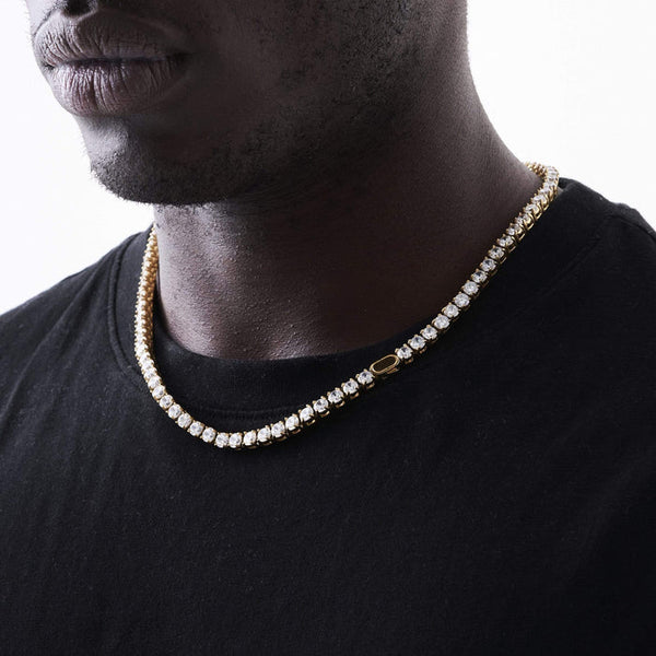 TENNIS CHAIN (GOLD) 5MM