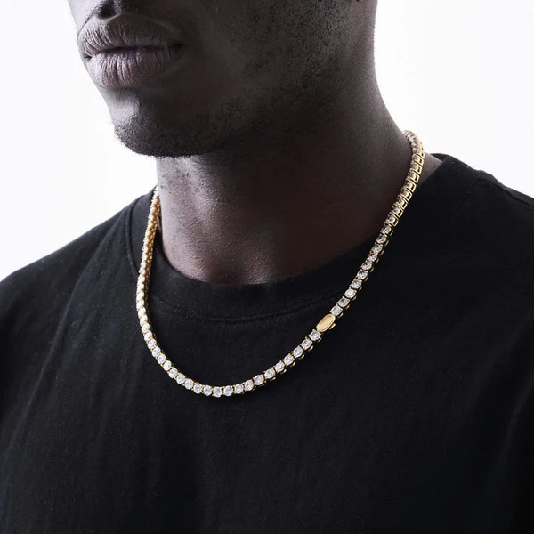 TENNIS CHAIN (GOLD) 5MM