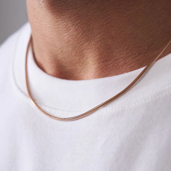 SNAKE CHAIN (ROSE GOLD) 2MM