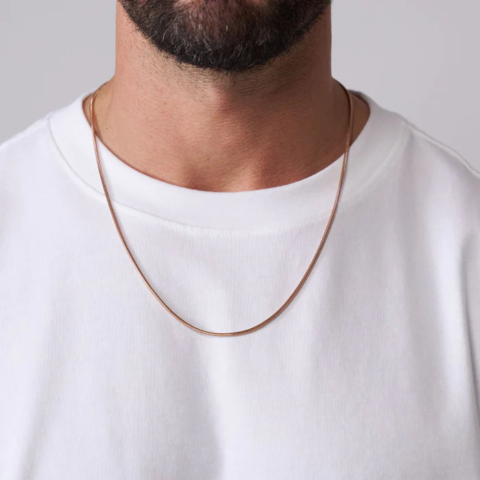 SNAKE CHAIN (ROSE GOLD) 2MM