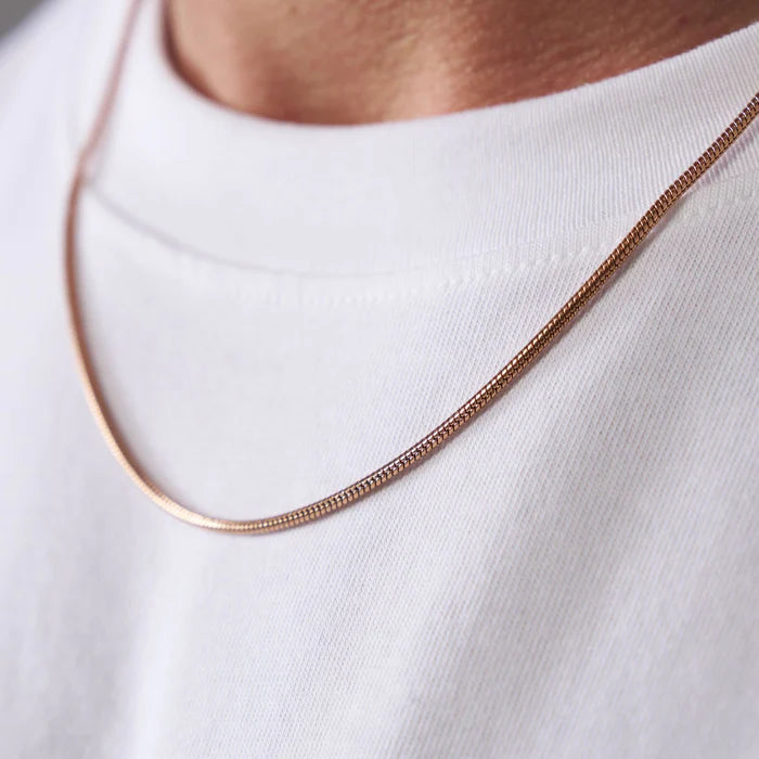 SNAKE CHAIN (ROSE GOLD) 2MM