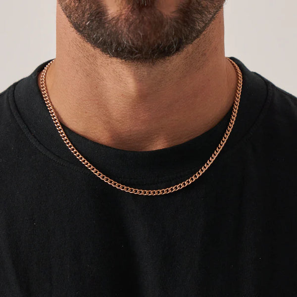 CUBAN (ROSE GOLD) 4MM