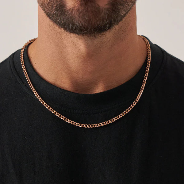 CUBAN (ROSE GOLD) 4MM