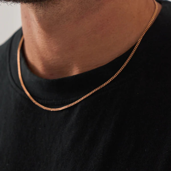 CONNELL CHAIN (ROSE GOLD) 2MM