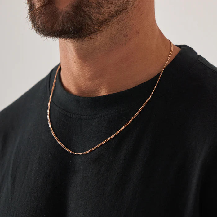 CONNELL CHAIN (ROSE GOLD) 2MM