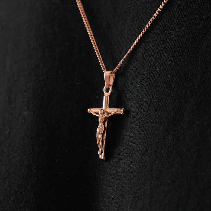 CRUCIFIX (ROSE GOLD)