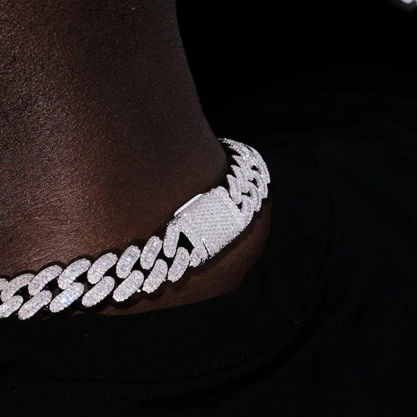 BAGUETTE CUBAN LINK CHAIN 16MM