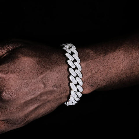 14MM BAGUETTE CUBAN LINK BRACELET