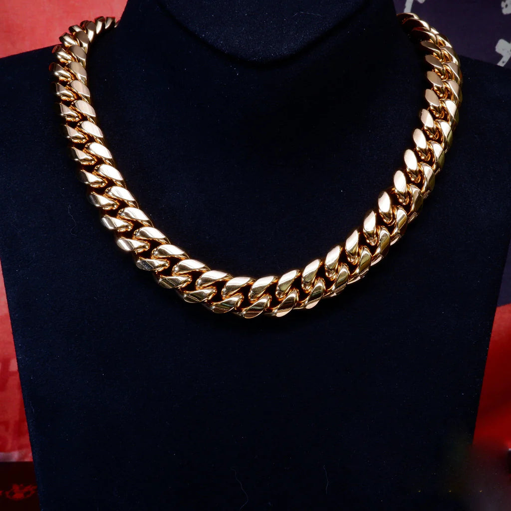 CLASSIC MIAMI CUBAN LINK 14MM