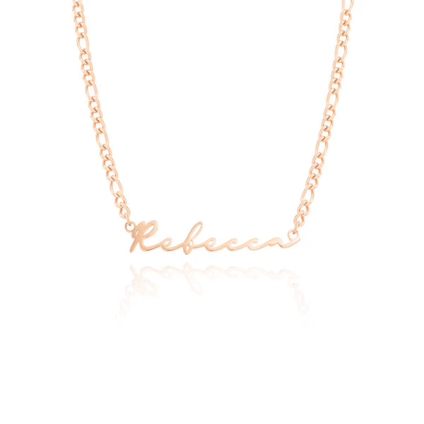 Signature Name Necklace (Rose Gold)