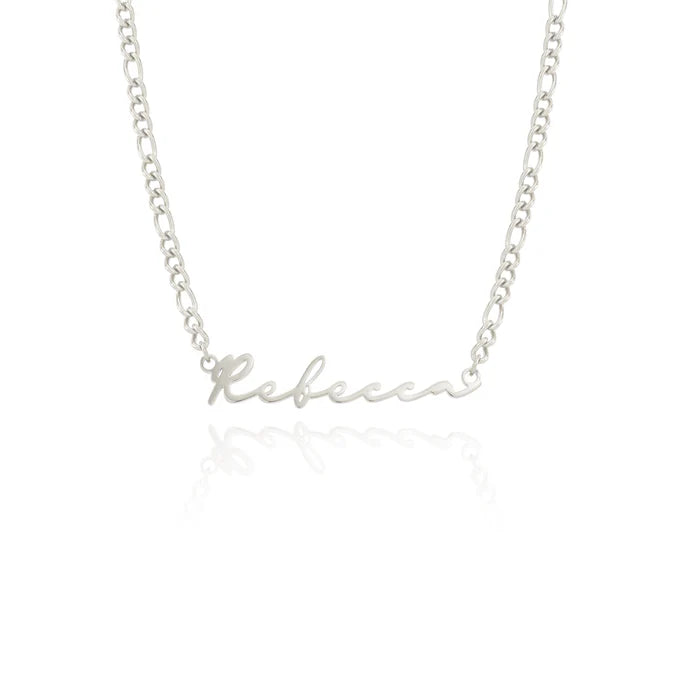 Signature Name Necklace (Silver)