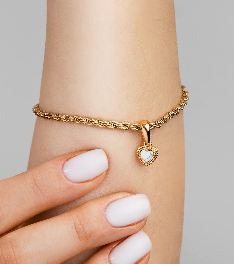 Small Rope Chain Bracelet (Gold)