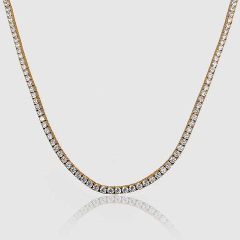 TENNIS CHAIN (GOLD) 3MM