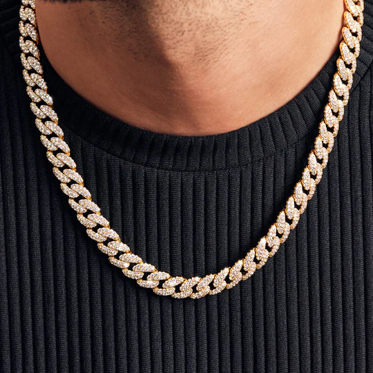 Fully Iced Out Cuban Link Chain 10mm