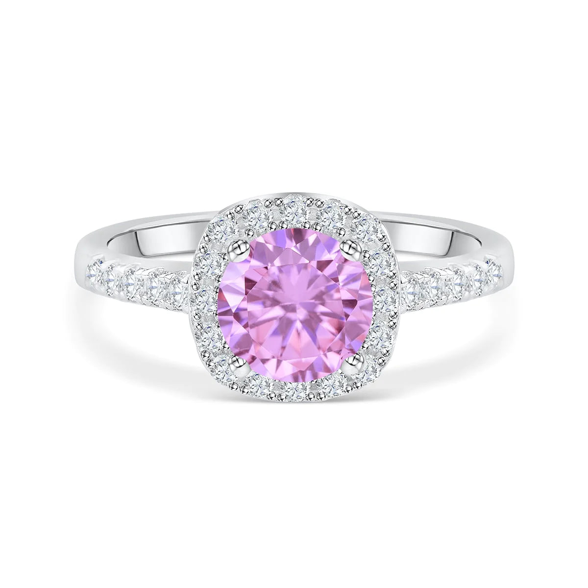 The Halo - Pink Sapphire