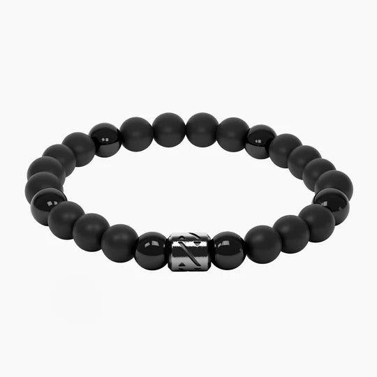 Hidden Hills Beaded Bracelet - Black