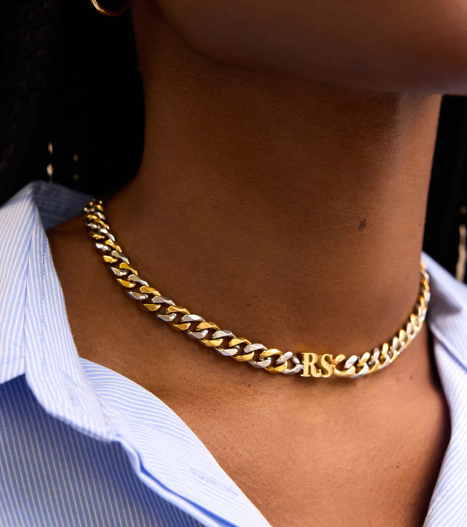 Initial Choker (Gold/Silver)