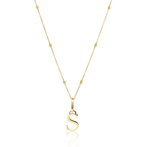 Initial Necklace (Gold)