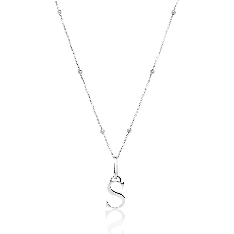 Initial Necklace (Silver)